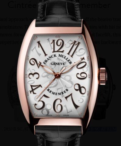 Buy Franck Muller Cintrée Curvex Remember Replica Watch for sale Cheap Price 7880 B SC AT REM